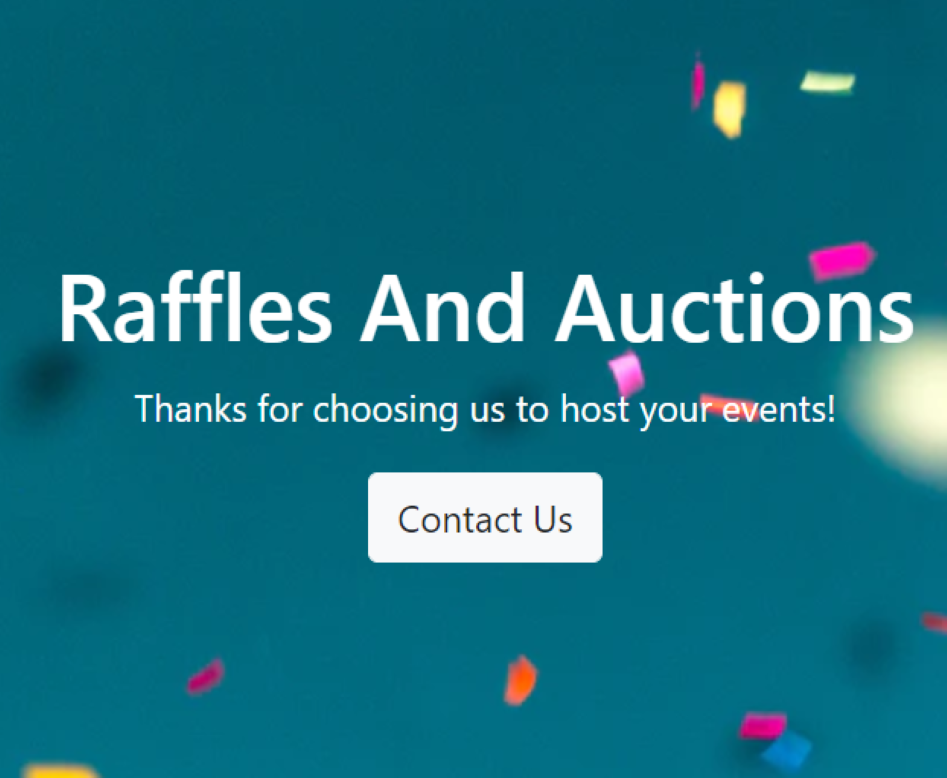 An image for the Raffles and Auctions website.